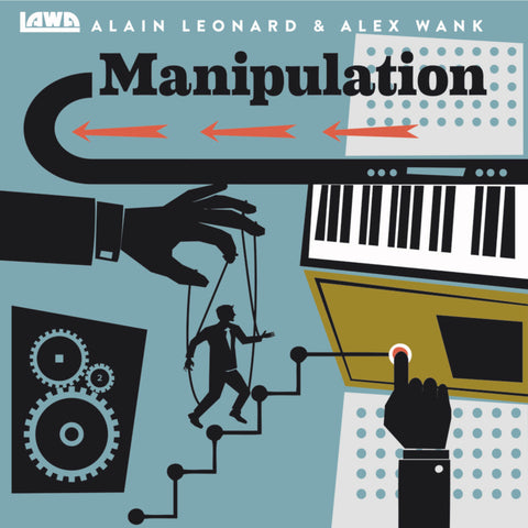 LAWA (ALAIN LEONARD & ALEX WANK) - Manipulation (Cine 27) 180g Vinyl Blue/black mixed color