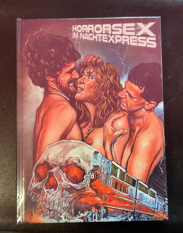 LA RAGAZZA DEL VAGONE LETTO aka HORRORSEX IM NACHTEXPRESS Ferdinando Baldi Bluray/DVD Set Cover B OUT OF STOCK