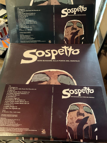 SOSPETTO "Non bussare alla porta del Diavolo" Gatefold LP  + CD/DVD SET (Cine 07)