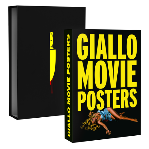 Slipcase for all four softcover volumes of GIALLO MOVIE POSTERS
