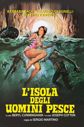 ISOLA DEGLI UOMINI PESCE, LA aka INSEL DER NEUEN MONSTER Sergio Martino Italy 1979 HARDBOX Cover B