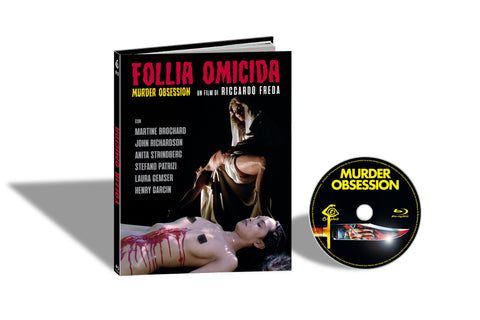 MURDER OBSESSION aka FOLLIA OMICIDA Riccardo Freda Italy 1981 Cover B Mediabook