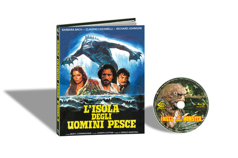 ISOLA DEGLI UOMINI PESCE, LA aka INSEL DER NEUEN MONSTER Sergio Martino Italy 1979 Cover B Mediabook