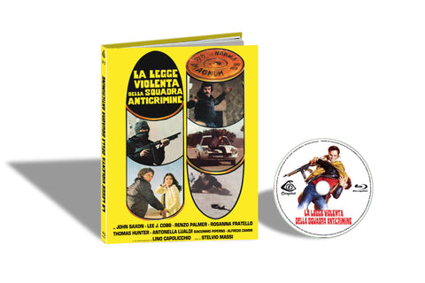 LA LEGGE VIOLENTA DELLA SQUADRA ANTICRIMINE aka DIE KILLER DER APOCALYPSE - Stelvio Massi Italy 1976 Cover D Mediabook