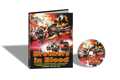 BROTHERS IN BLOOD aka SAVAGE ATTACK - Tonino Valerii Italy 1987 Cover A Mediabook SOLD OUT!!