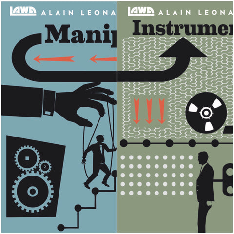 LAWA (ALAIN LEONARD & ALEX WANK) - Manipulation + Instrumentalisation (Cine 27+28) 2 x 180g colored Vinyl + CD