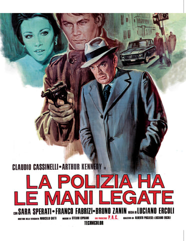 LA POLIZIA HA LE MANI LEGATE aka KILLER COP - Luciano Ercoli Italy 1975 AMARAY Cover Locandia
