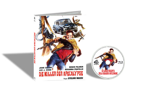 LA LEGGE VIOLENTA DELLA SQUADRA ANTICRIMINE aka DIE KILLER DER APOCALYPSE - Stelvio Massi Italy 1976 Cover C Mediabook - SOLD OUT!!!