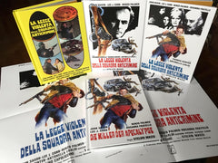LA LEGGE VIOLENTA DELLA SQUADRA ANTICRIMINE aka DIE KILLER DER APOCALYPSE - Stelvio Massi Italy 1976 Cover D Mediabook