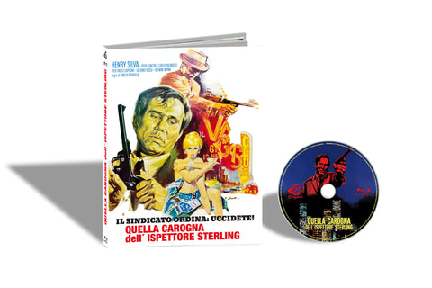 QUELLA CAROGNA DELL ISPETTORE STERLING aka FRAME UP - Emilio Miraglia Italy 1968 Cover B Mediabook