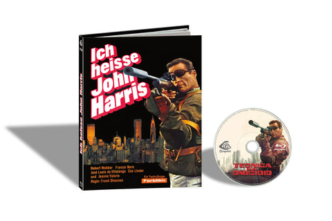 TECNICA DI UN OMICIDIO aka ICH HEIßE JOHN HARRIS aka HIRED KILLER - Franco Prosperi Italy/France 1966 Cover C Mediabook - LAST COPY!!!!