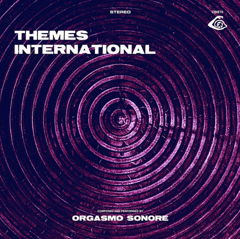 ORGASMO SONORE "Themes International" (Cine 15) LP [black Vinyl Version]